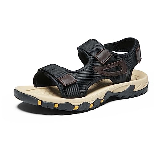 Comfortable Outdoor Men's Sandals Lightweight Men Shoes for Male Casual Shoes Soft Beach Sandals(46)