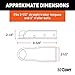 CURT 25471 QuickPin No-Latch Trailer Coupler for 2-Inch Hitch Ball, 2-1/2-In Channel, 3,500 lbs