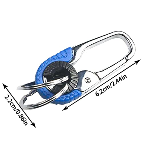 chaveiro de carro,Chaveiro multifuncional do metal do carro - Acessórios de carro universais chaveir