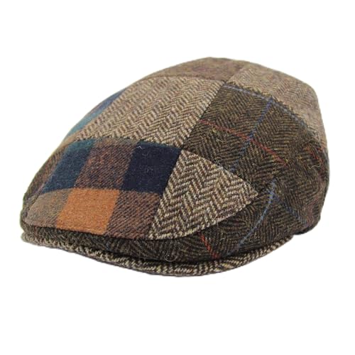 Luxumbralis Patchwork Flat Cap Ivy Newsboy Cap for...