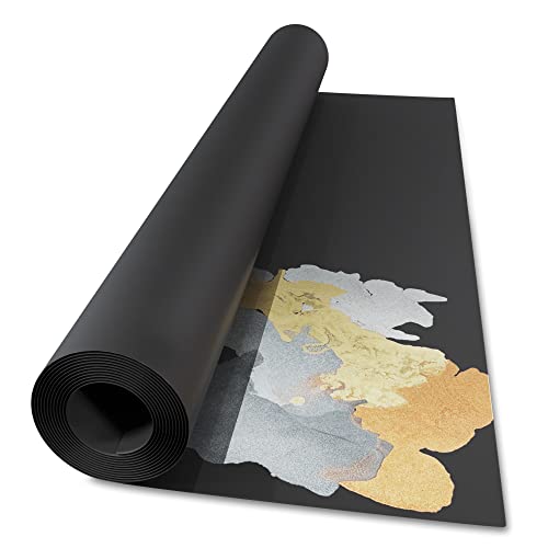 Papel de dibujo negro en rollo grande de 200g para manualidades y proyectos artísticos en el aula