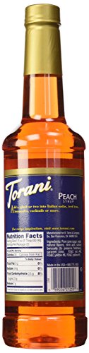 Image of Torani Syrup, Peach, 25.4 Ounce (Pack of 1)