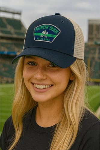 Gorra clásica Notre Dame con logo ajustable miniatura 4
