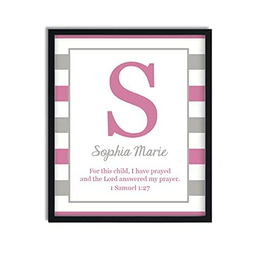 CANARY ROAD I Have Prayed Art Christian Baby Gift Bible