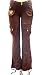 BLUE POINTE JEANS Juniors Womens Stretch premium BROWN cargo pants 3054ES