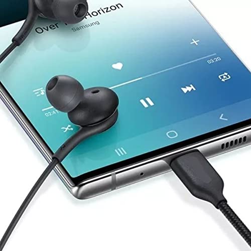 Fone de Ouvido Tipo-C com Cancelamento de Ruído Ativo - Qualidade de Som Premium - Conector USB-C -