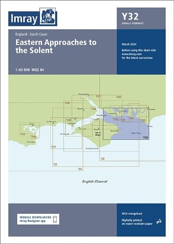 Imray Chart Y32: Eastern Approach to the Solent (Small Format) (Y Charts): England South Coast: 32