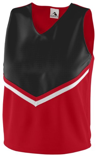 Augusta Sportswear Girls' Pride Shell M Red/Black/White