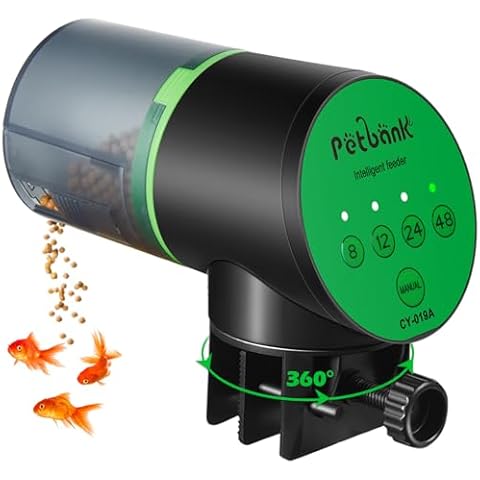 Petbank Automatic Fish Feeder with Timer Cover