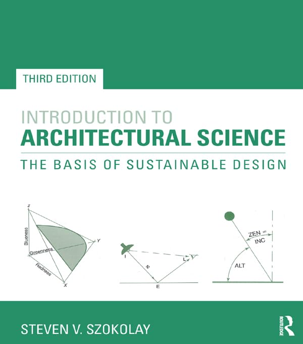 Architectural Science manuel de design durable et d'architecture verte