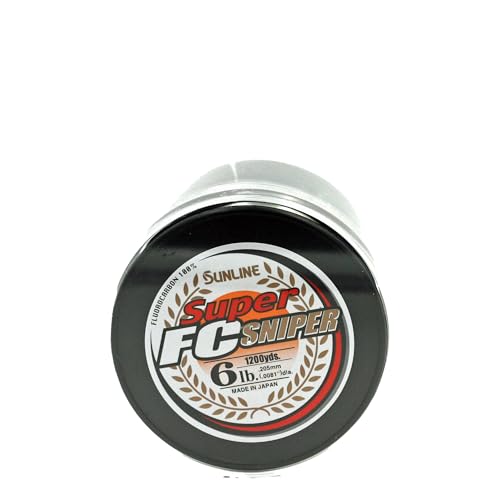 Sunline 63038938 Super FC Sniper 6 Lb. Super FC Sniper, Natural Clear, 1200 yd