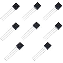 WWZMDiB 8 PCS التوصيل المباشر 3 دبابيس DS18B20 رقاقة برمجة ميزان الحرارة الرقمي/درجة الحرارة الاستشعار اكتساب درجة الحرارة TO-92