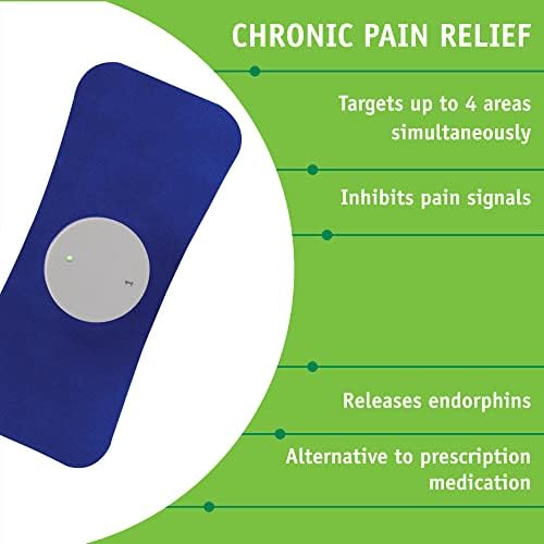 Med-Fit 4 Channel Wireless TENS Machine for Pain Relief, Muscle Relaxation & Pain Management - Nerve Stimulator for Full Body Treatment - Includes 9 Programmes - Professional Strength & Rechargeable