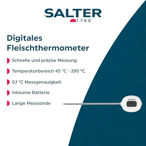Backofenthermometer Salter 518 WHCR Digitales Bratenthermometer