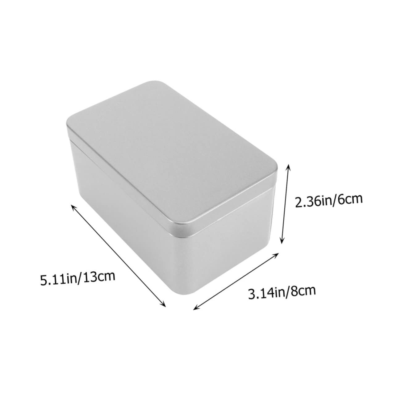 BRIGHTFUFU 2Pcs Rectangular Tea Storage Box Tea Box Organizer for Home Decor and present Jewelry and More