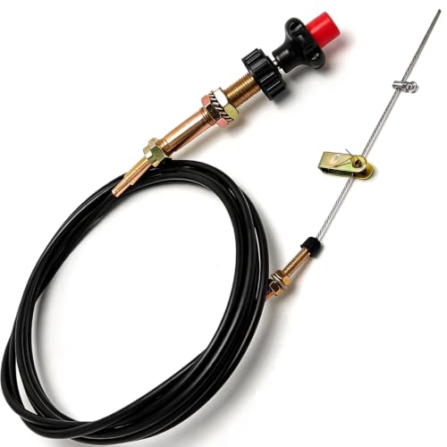 15FT Heavy Duty Vernier Adjustable Lock Cable VCGTX15 Compatible with Household, Industrial and Commercial PTO and Dump Applications, with Detachable Cable Head