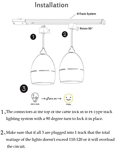 Kiven Halo Track Pendant Lighting Nordic Macaron Aluminum Track Mount Pendant Fixture Kitchen Island Lighting Ceiling Pendant Lighting, 3-Pack