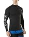 Tesla TM-MSR10-BLK_Large Men's UPF 50+ Long Sleeve Rashguard MSR10