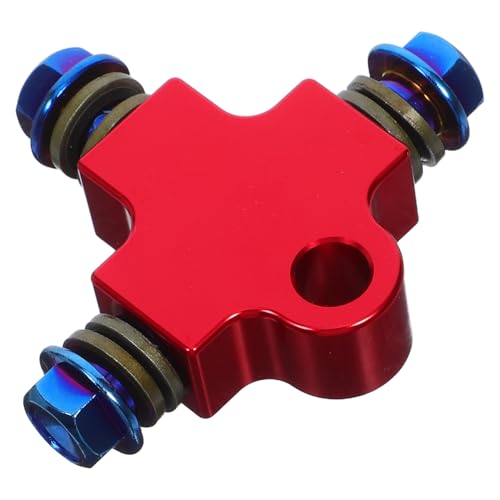 Adaptador de manguera de freno hidráulico de 3 vías con distribución uniforme para bicicleta eléctrica
