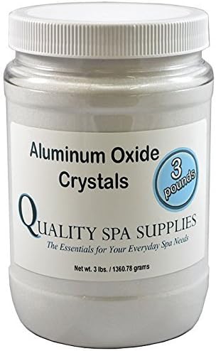Aluminum Oxide Crystals - Microdermabrasion Crystals - 120 Grit, Pure White, 3lbs