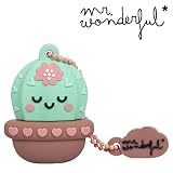 Impresiona a tus amigos con estas memorias USB 2.0 originales de Mr Wonderful. ¡Tu compañero ideal en un llavero!