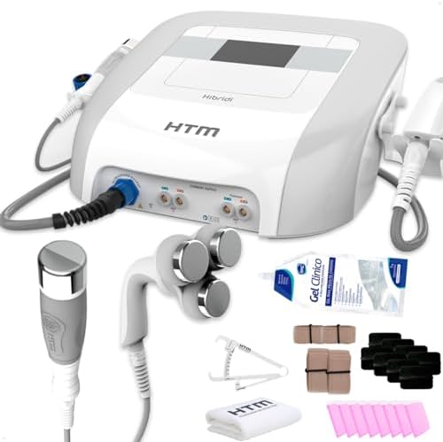 Kit Hibridi Aparelho Ultrassom + Aplicador Facial de 5MHz - HTM