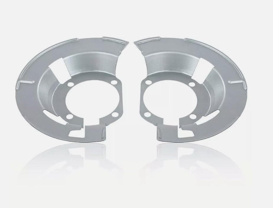 Front Left & Right Side Brake Dust Shields Set for Dodge Ram 2500 3500 2000-2002 05015129AA 05015128AA