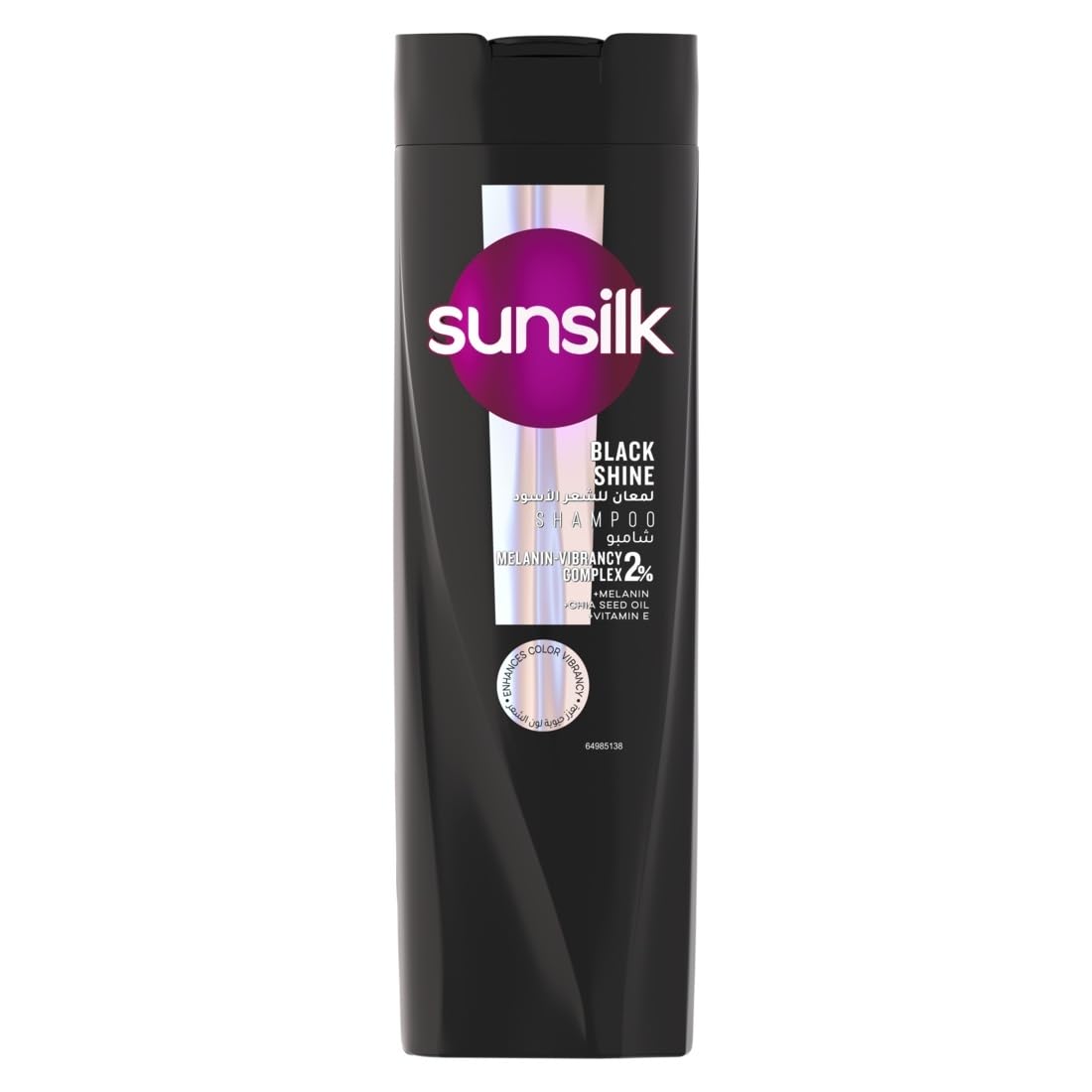 Shampoo, Black Shine, smoothens the hair's surface for a shiny and healthy appearance, 200ml