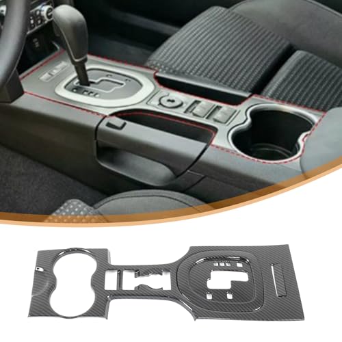 Central Control Gear Shift Panel Trim Cover Compatible with Pontiac G8 08-09/Holden Commodore 06-12 ABS Central Control armrest Panel Cover Gear Shifter Panel Cover Decorative (Carbon fiber) by HAPPYHORSE - Used condition - US$47.62