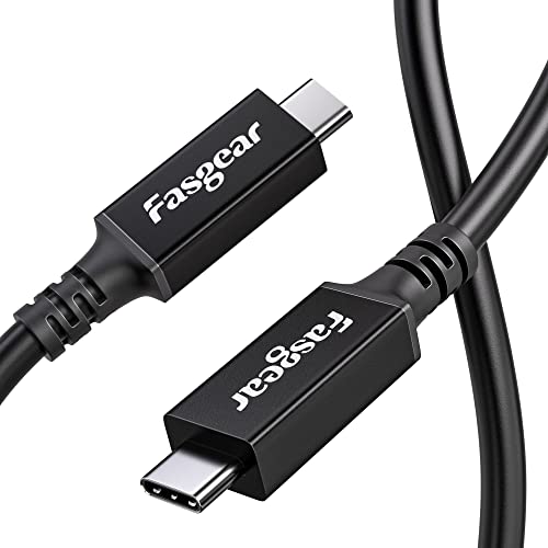 Fasgear Usb 4 Cable 8.2Ft Long 40Gbps Usb C To Type C Cable 8K@60Hz Video Usb-C Moniter Cable 100W Pd Fast Charging Compatible For Thunderbolt 4/3 Macbook Pro|Imac Mini|Display|Egpu Docking|Laptop #TOP12