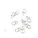 960 Pcs Fishing Swivel Sea Terminal Tackle Clip Connector Solid Coastlock Bulk Lots 06477 Enhanced Snap Test 8Kg 12MM Cross Lock