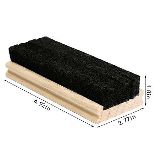 Anshenglonghe 8 Pack Chalkboard Erasers Premium Wool Felt Eraser Dustless Wood Chalk Eraser Blackboard Eraser Cleaner For Teachers And Students Blackboard Office School Supply #TOP4