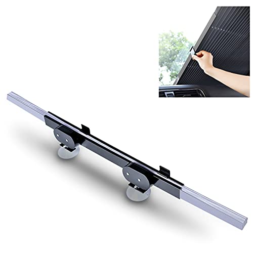 Dr.Lefran Pare-Soleil de Pare-Brise de Voiture, Pare-Soleil de fenêtre arrière Avant, Ensemble rétractable, Couverture de Pare-Soleil de Voiture Pliable, Rideaux de Film réfléchissant,70cm Cover