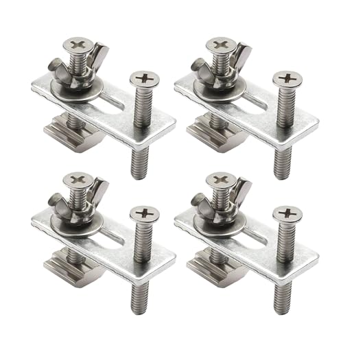 Garosa 4Pcs T Track Mini Hold Down Clamp for 3018 Series CNC Router Machine