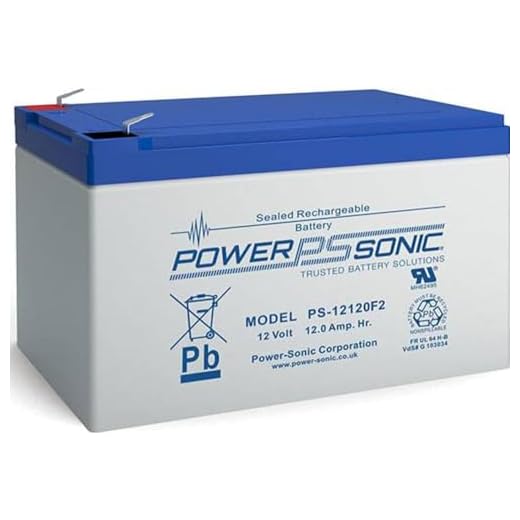 POWERSONIC PS 12120 / 12V 12Ah VDs AGM Blei Akku Batterie