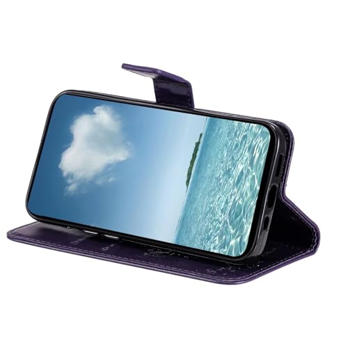 Coque Honor X5b 4G violette idéale pour voyager léger avec son porte-carte