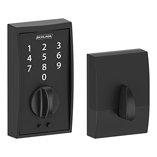 Schlage Touch FE375CEN622LAT Matte Black Keyless Touchscreen