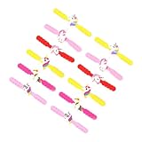 ELAYARD 10個 製 ユニコーンデザイン 耳保護マスクフック 耐久性ある マスクストラップ延長バックル 調節可能 滑り止めギア付き