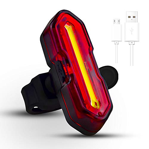 Daskoo Luz Trasera de Bicicleta  Impermeable para Recargable USB  LED Bici: Muy Luminoso