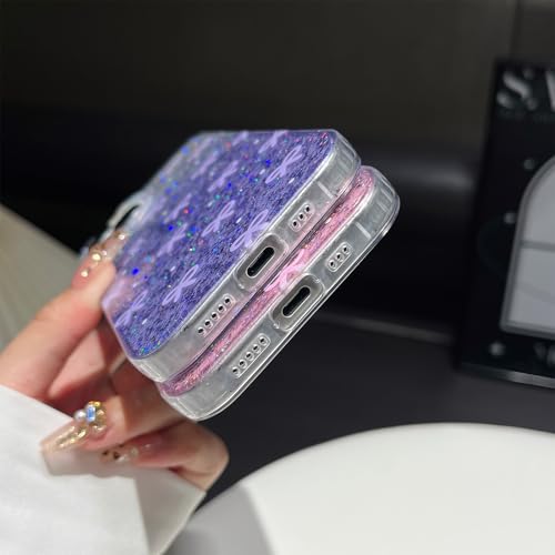 Vinlayss Compatible with iPhone 13/14 Case Cute Bow Pattern Gradient Pink by Vinlayss - Used condition - Image 4