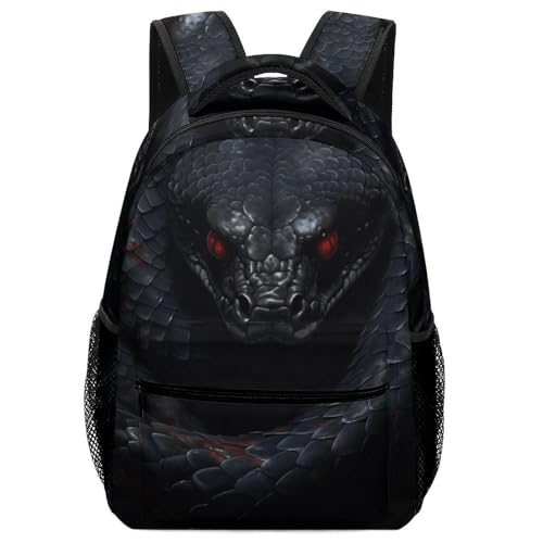VesFy Sac À Dos Serpent Cartable Enfant Animal Sac D'école Sac De Voyage Sac De Livre Pour Garçons Filles One Size