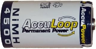 8 x C NiMH AccuPower AccuLoop Batteries (4500 mAh)