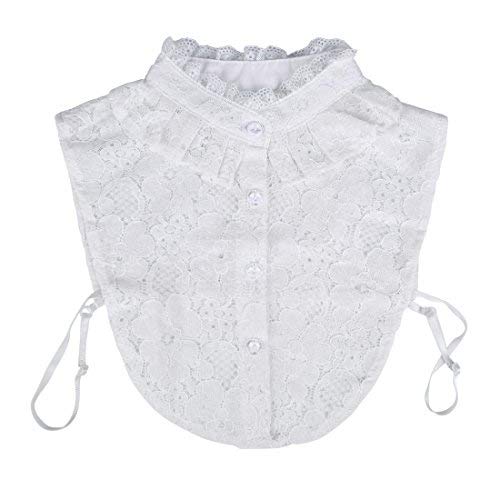 Ran's L Demi-Chemise Détachable Faux Dentelle Collier pour Femme (Blanc 1135) Cover