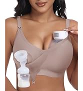 Fairy Women's No Wire Mesh Bra with Soft Support V-Neck Lace Bralette