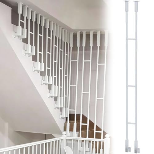 Balaustres de escalera de hierro para escaleras modernas de diseño 2