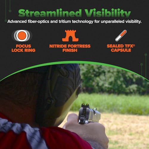 Image of TruGlo Fiber Optic Handgun Pistol Laser Sight Accessories Fits Most Smith and Wesson M&P