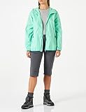 CMP - Damen-Regenjacke mit fester Kapuze, Minze, D36