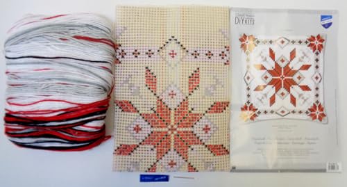 Coussin point de croix Crystal de Neige Vervaco pour vos soirées cocooning - 4