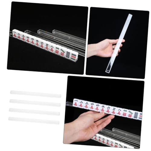 Soportes mini mahjong U-shaped para viaje 4 piezas miniatura 5