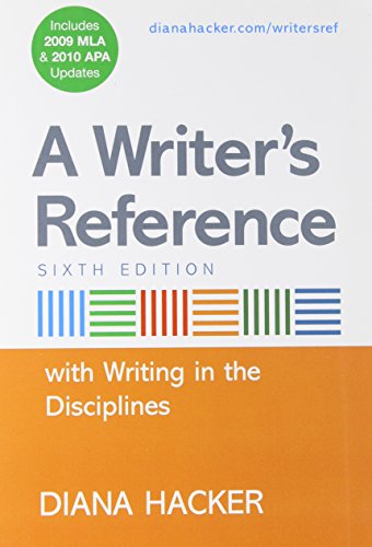 A Writer's Reference with Writing in the Disciplines with 2009 MLA and APA Updates